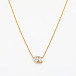 Dainty gold zirconia necklace - MOSA