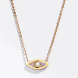 Gold evil eye necklace - MOSA