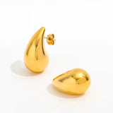 Hailey Chunky Gold Drop Earrings - MOSA