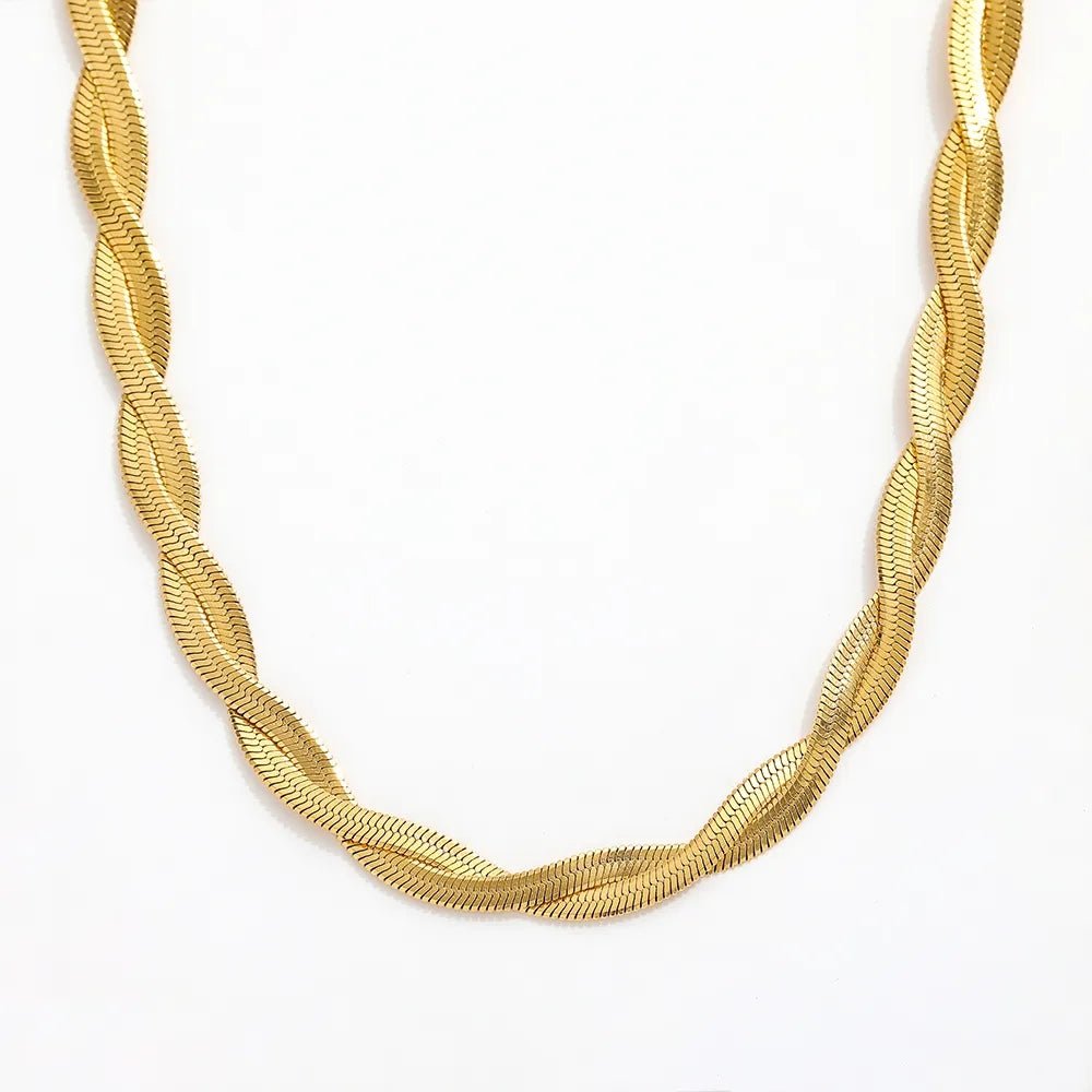 Milly twisted snake necklace - MOSA