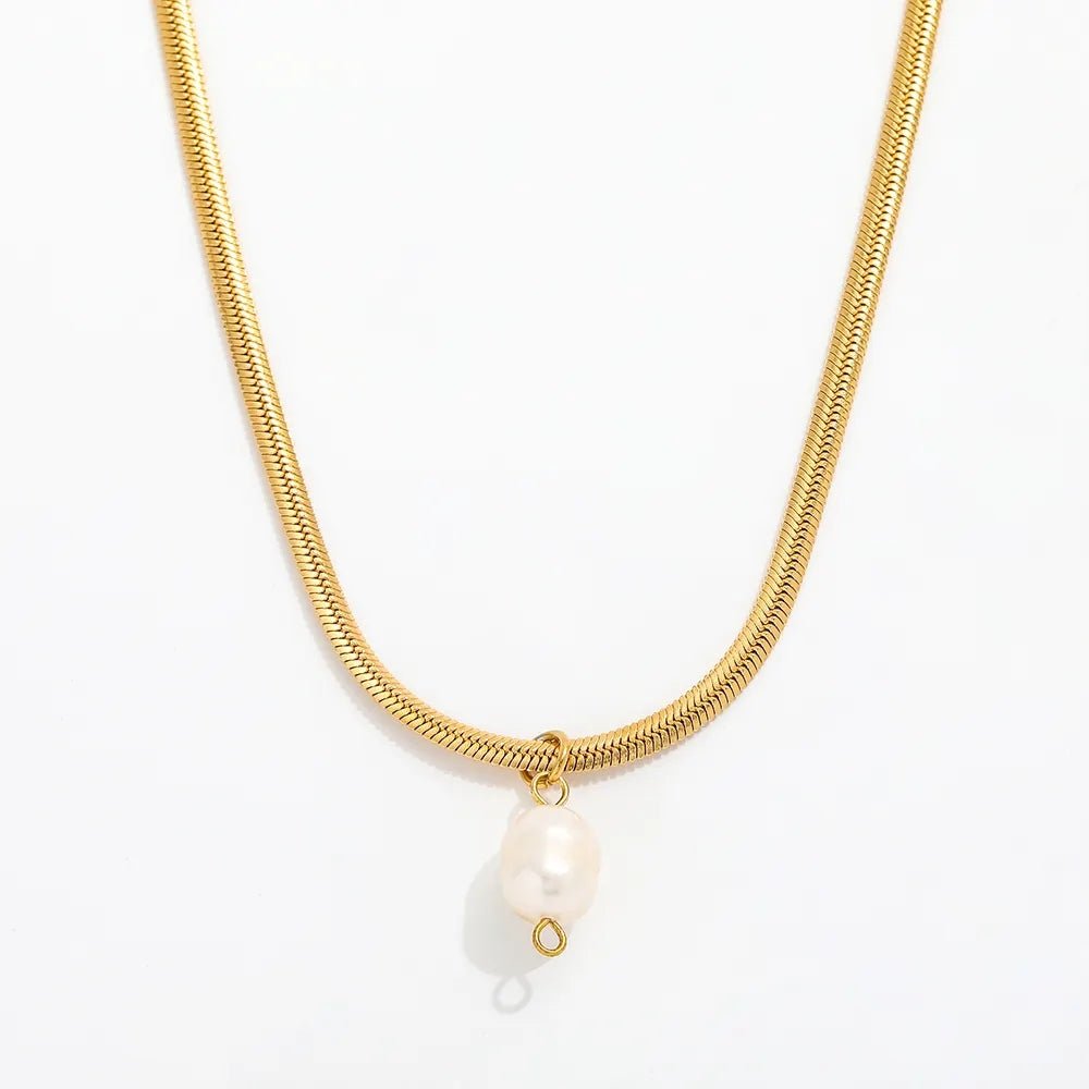 Pearl chain necklace - MOSA